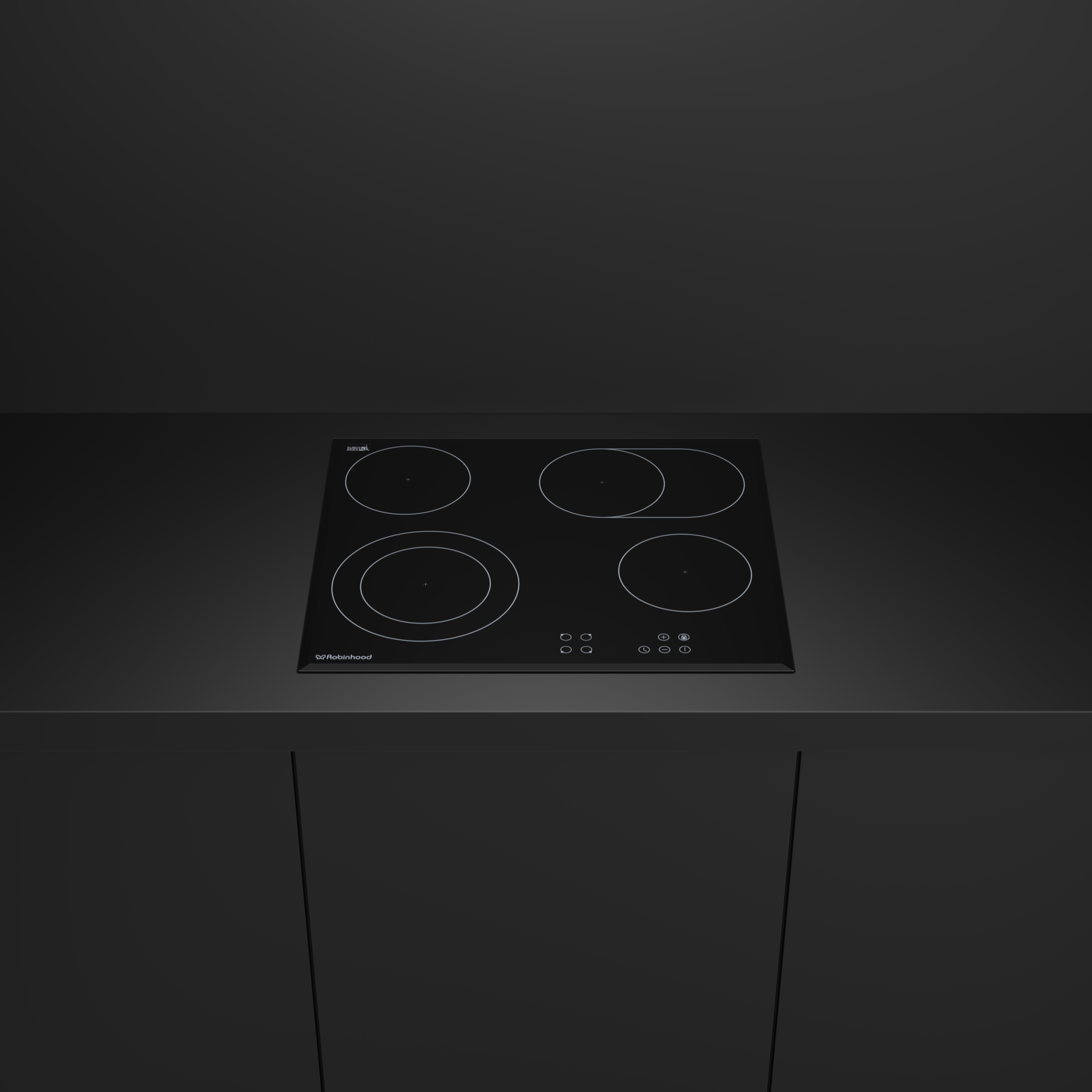 ATALA 60cm 4 zone Touch Control Ceramic Cooktop