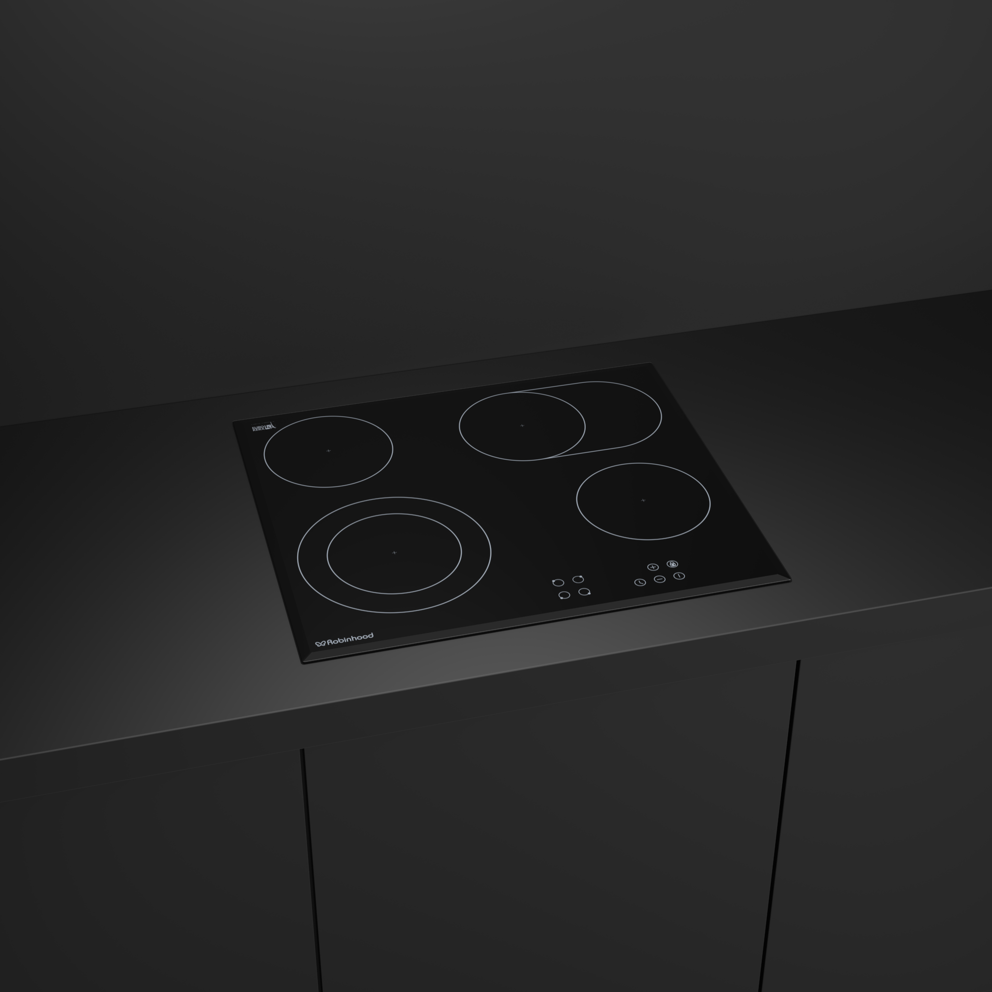 ATALA 60cm 4 zone Touch Control Ceramic Cooktop