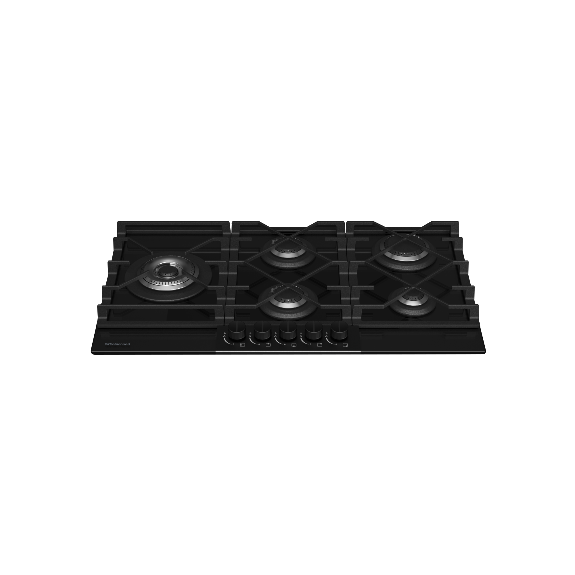 ATALA 90cm 5 Burner Gas Cooktop Knob Control