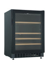 54 Bottle Single Zone Wine Cabinet Black