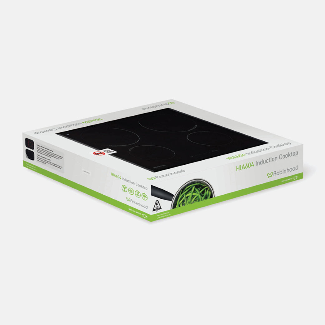 4 zone touch-control induction cooktop