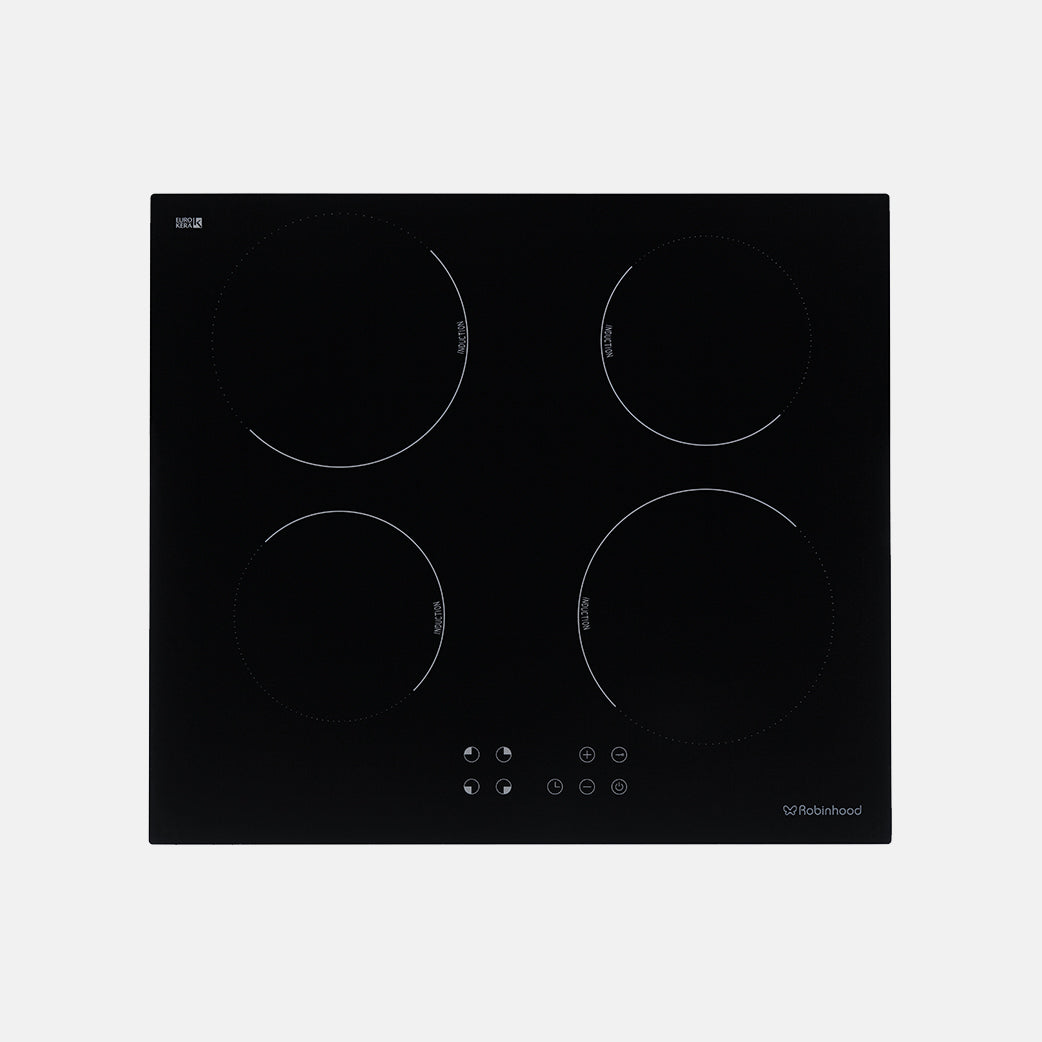 4 zone touch-control induction cooktop