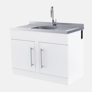 Workstation S/S with Gooseneck Tap