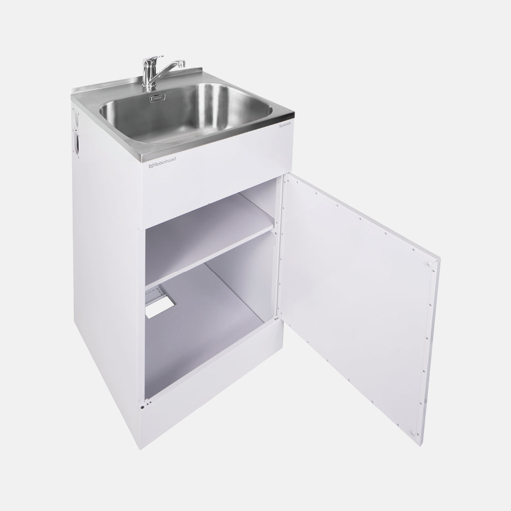 Standard Sized Tub with Storage Cupboard