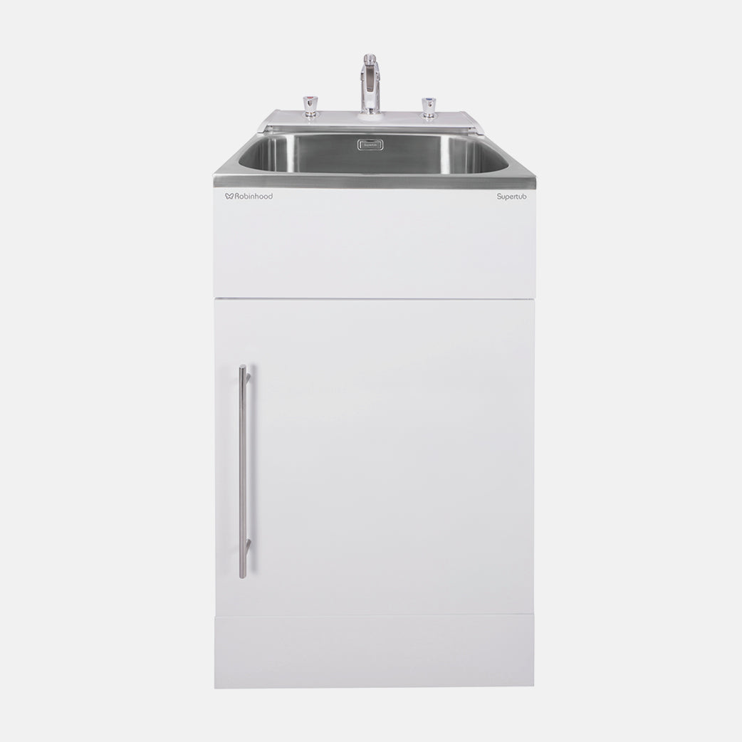 Standard Sized Tub with Washing Machine Taps